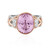 Anillo en plata con Cuncita de Brasil (Gems en Vogue)