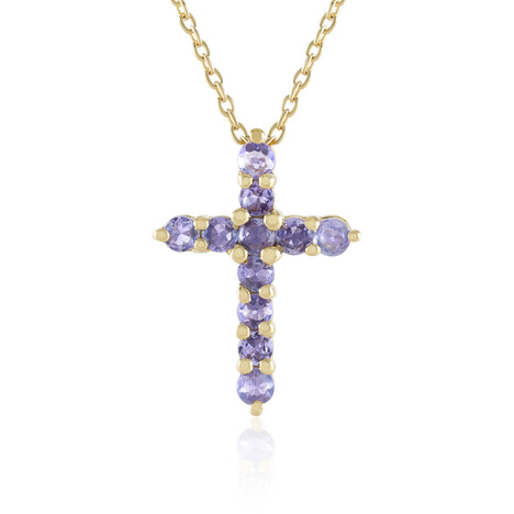 Collier en argent et Tanzanite