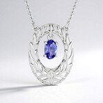 Collana in argento con Tanzanite (Ornaments by de Melo)