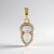 Ciondolo in oro con Opale di Welo (Adela Gold)