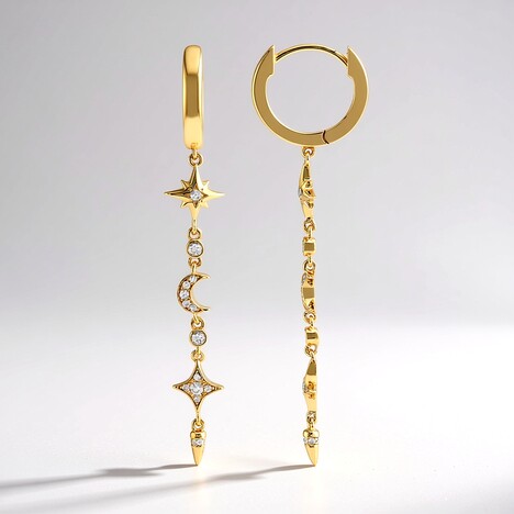Orecchini in argento con Zircone