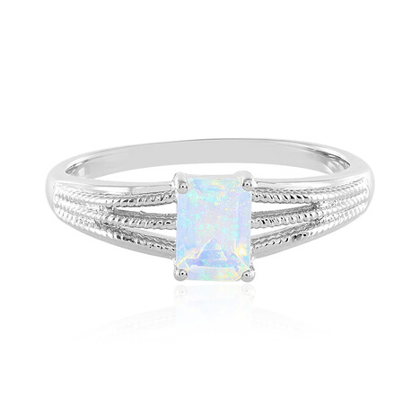 Anello in argento con Opale di Welo