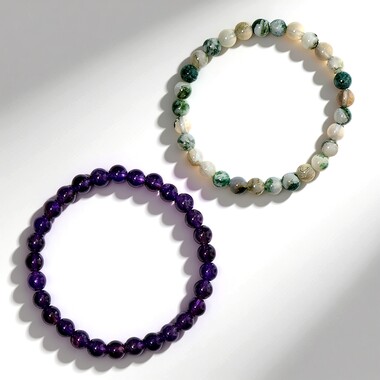 Brazalete con Ágata de árbol
