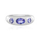 Anillo en plata con Tanzanita