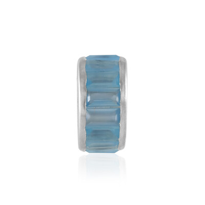 Zilveren hanger met Blauwe Onyxen (MONOSONO COLLECTION)