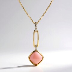 Collana in oro con Opale Rosa (CIRARI)