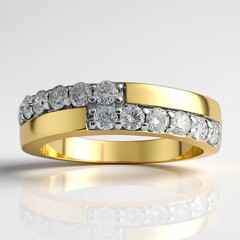 Anello in oro con Diamante SI1 (G)