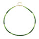 Collier en argent et Tsavorite de Tanzanie