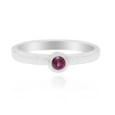 Bague en argent et Grenat Rhodolite
