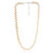 Peach Freshwater Pearl Silver Necklace (TPC)