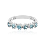 Anillo en plata con Zircón de Ratanak Kirí