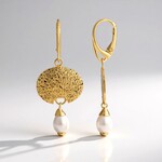 Orecchini in argento con Perla d'Acqua Dolce Bianca (MONOSONO COLLECTION)