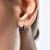 Pendientes en plata con Cianita de Nepal