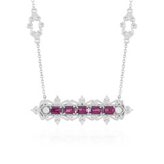 Collier en argent et Grenat Rhodolite (Dallas Prince Designs)