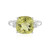 Lemon Quartz Silver Ring