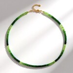 Collana in argento con Tsavorite della Tanzania