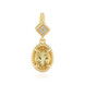 Pendentif en argent et Béryl jaune