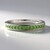 Bague en argent et Diopside de Russie