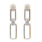 Pendientes en oro con Diamante SI2 (H) (CIRARI)