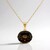 Collana in argento con Quarzo Fumè