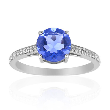 Anello in argento con Fluorite Cangiante