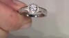 Zilveren ring met een zirkoon
