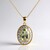Collana in argento con Ametista Verde