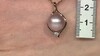 Colgante en plata con Perla Ming púrpura (TPC)