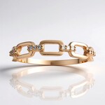 Anello in oro con Diamante Rose de France SI1 di Argyle (Annette)