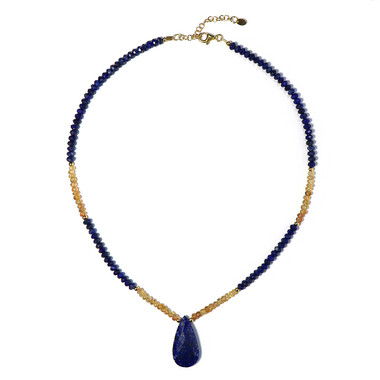 Lapis Lazuli Silver Necklace