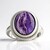 Anello in argento con Charoite