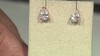Pendientes en plata con Zircón (Adela Silber)