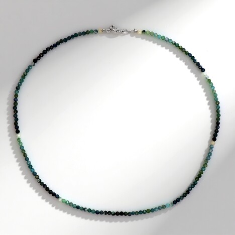 Collana in argento con Indicolite