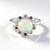 Anello in argento con Opale di Welo (Adela Silber)