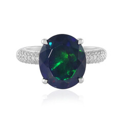 Bague en argent et Opale Mezezo