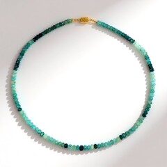 Collana in argento con Grandidierite (Adela Silber)