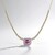 Collana in oro con Kunzite AAA (de Melo Gold)
