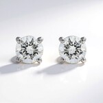 Orecchini in oro con Diamante SI2 (H) (CIRARI)
