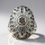 Anello in argento con Diamante Rose de France SI1 di Argyle (Annette classic)