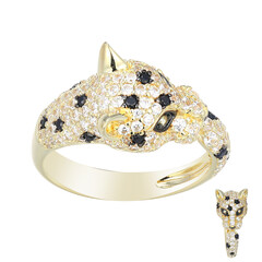 Zilveren ring met peridoots (Adela Silber)