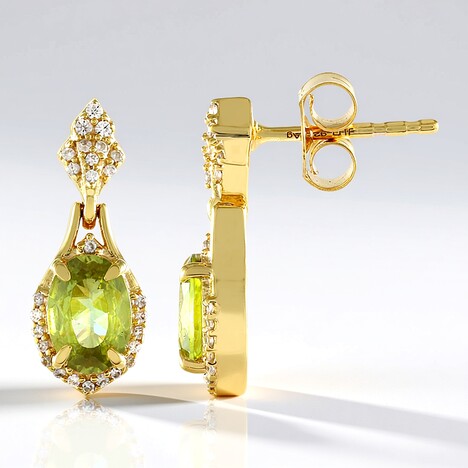 Orecchini in argento con Sfene
