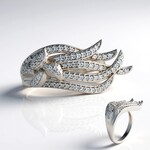 Bague en argent et Zircon (de Melo Essence)