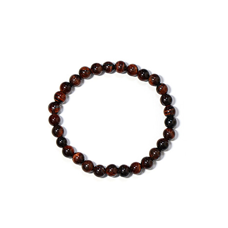 Brazalete con Ojo de tigre rojo