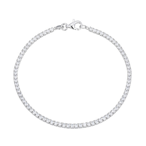 Brazalete en plata con Zircón