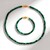 Parure in argento con Malachite (Adela Silber)