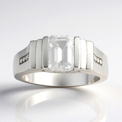 Anello in argento con Kunzite Bianca