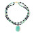 Collana in argento con Amazzonite (Adela Silber)