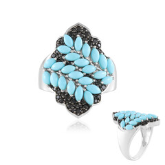 Sleeping Beauty-Türkis-Silberring (Faszination Türkis)