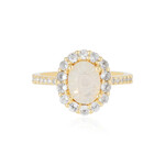 Anello in argento con Opale di Welo