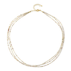 Collar en plata con Zircón amarillo canario